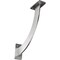 Ekena Millwork Bradford Steel Bracket, Stainless Steel 2"W x 11"D x 11"H BKTM02X11X11BRSS - alternate 1